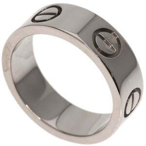 CARTIER Authentic Silver Love Ring #47